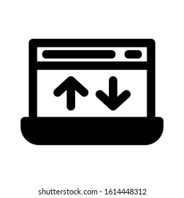 website page icon isolated sign symbol vector illustration - high quality black style vector icons
