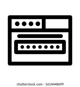 website page icon isolated sign symbol vector illustration - high quality black style vector icons
