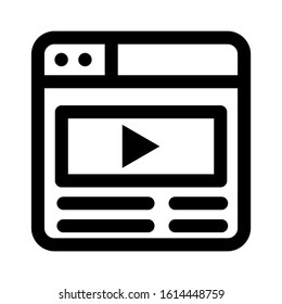 website page icon isolated sign symbol vector illustration - high quality black style vector icons
