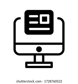 website page icon or logo isolated sign symbol vector illustration - high quality black style vector icons
