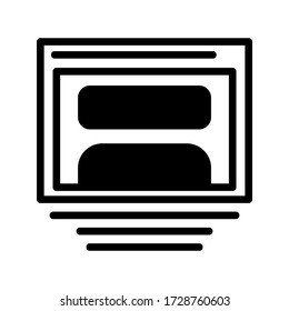 website page icon or logo isolated sign symbol vector illustration - high quality black style vector icons
