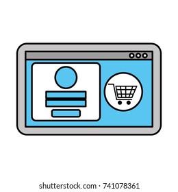 website page online shopping access store