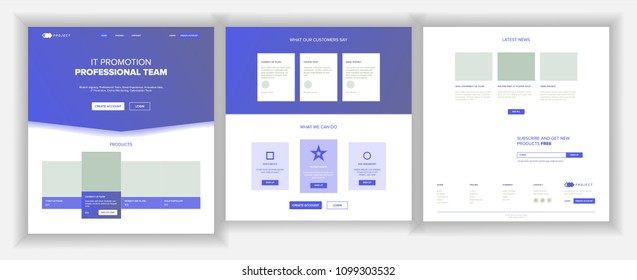 Website Page Vector. Business Website. Web Page. Landing Design Site Scheme Template. Creativity Goal. Meeting Teamwork. Human Resources. Illustration