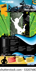 Website party template