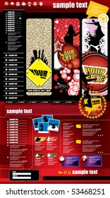 Website party template