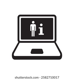 website with patient information symbol