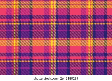 Website pattern vector plaid, printing seamless background tartan. November fabric texture check textile in indigo and red colors palette.