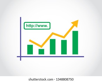 Website Profit Fluctuate Graph