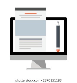 Website programming and coding. Web development and coding.Vector Illustrations.