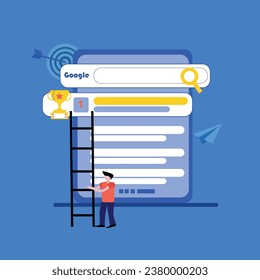 A website is ranked 1st on the search engine after implementing SEO