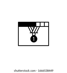 Website ranking concept vector illustration icon