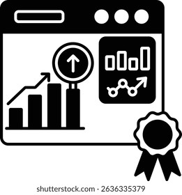  Website Ranking   illustration with isolated background