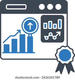 Website Ranking    illustration with isolated background
