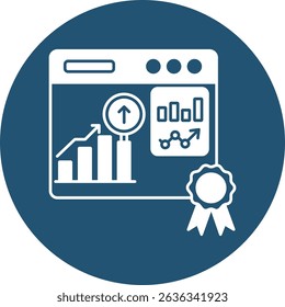   Website Ranking  illustration with isolated background