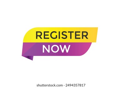 Website, jetzt registrieren, online, Button, lernen, bleiben, gestimmt, Stufe, Zeichen, Sprache, Bubble Banner, modern, Symbol, Klicken. 
