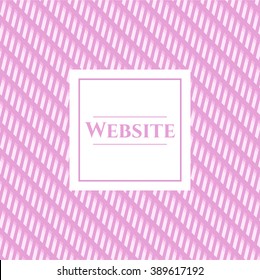 Website retro style card, banner or poster