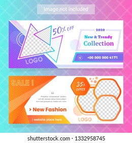 Website sale Cover page Ad Design template