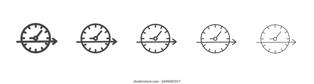 website search icon flat thin illustration symbol