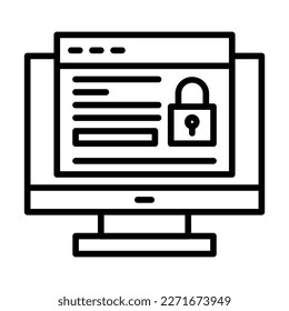 Website Security Icon Design For Personal And Commercial Use