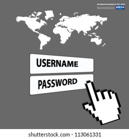 Website security,Vector