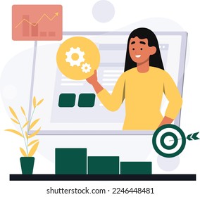 Website SEO Incease with charts and Graphs
