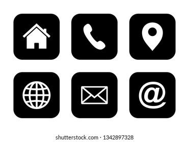 Website set icon, web icon set vector