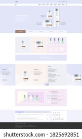 Website for shopping for cosmetics.