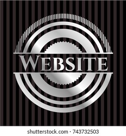 Website silvery emblem