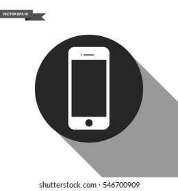 Website smartphone icon on a white background. Vector, eps10