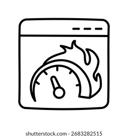 Website Speed  Doodle icon EPS 10 File