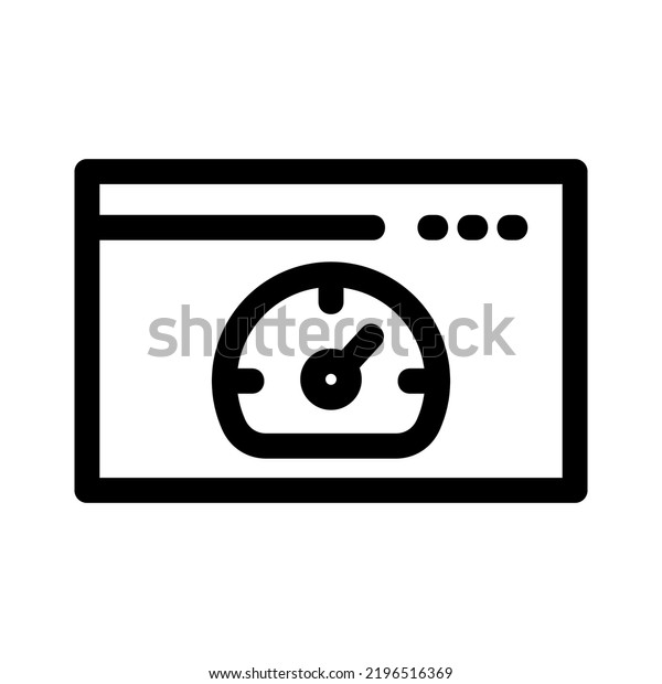 website speed icon or\
logo isolated sign symbol vector illustration - high quality black\
style vector icons\
