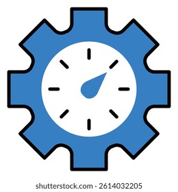 Website Speed Optimization and Performance vector Icon design
