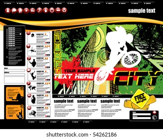 Website sport template