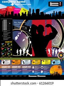 Website sport template