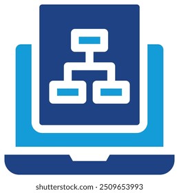 Website structure icon vector illustration concept for Coding and Development symbol background simple vector
