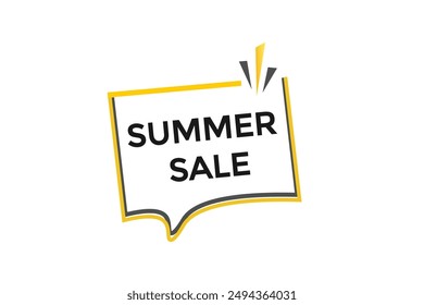 website, summer sale, online, button, learn, stay, tuned, level, sign, speech, bubble  banner, modern, symbol, click. 
