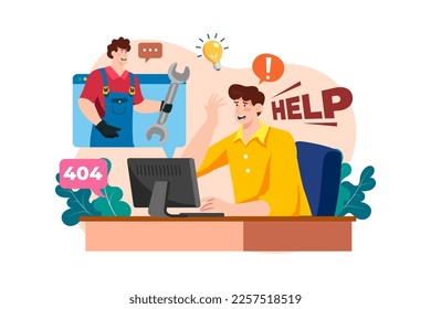 Website Technical Support Online Service.