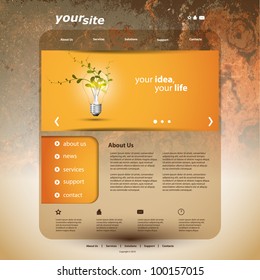 Website template