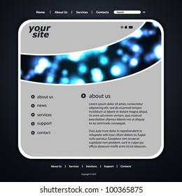 Plantilla de sitio web