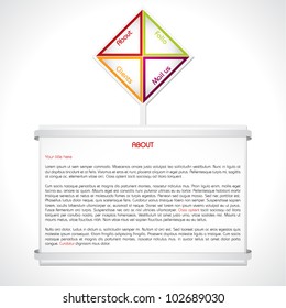 Website template