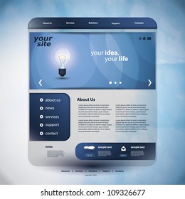 Website template