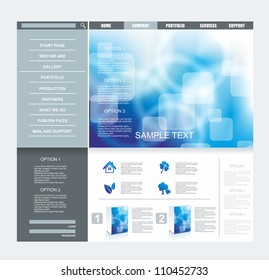 Website template