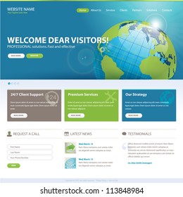 Website template