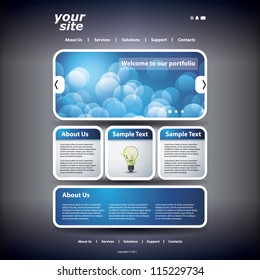 Website template