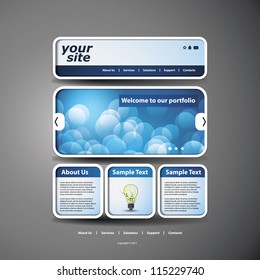 Website template