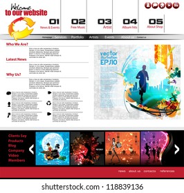 Website template