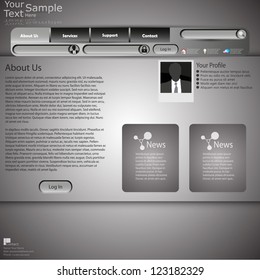 Website template