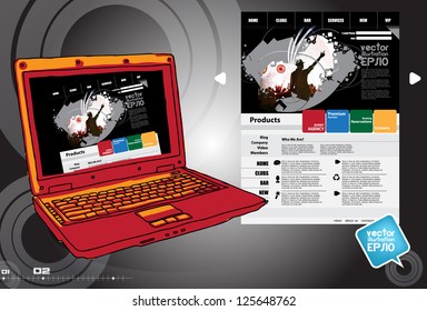 Website template