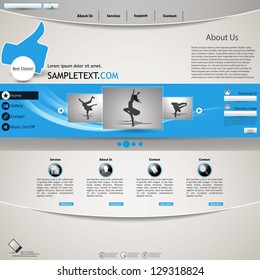 Website template