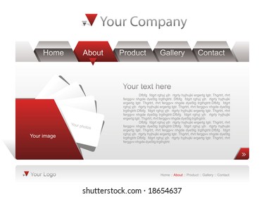 Website template